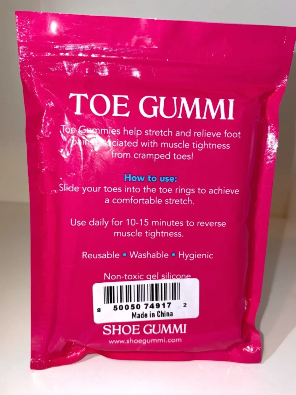 Toe Gummi Toe separators toe stretch Foot circulation
